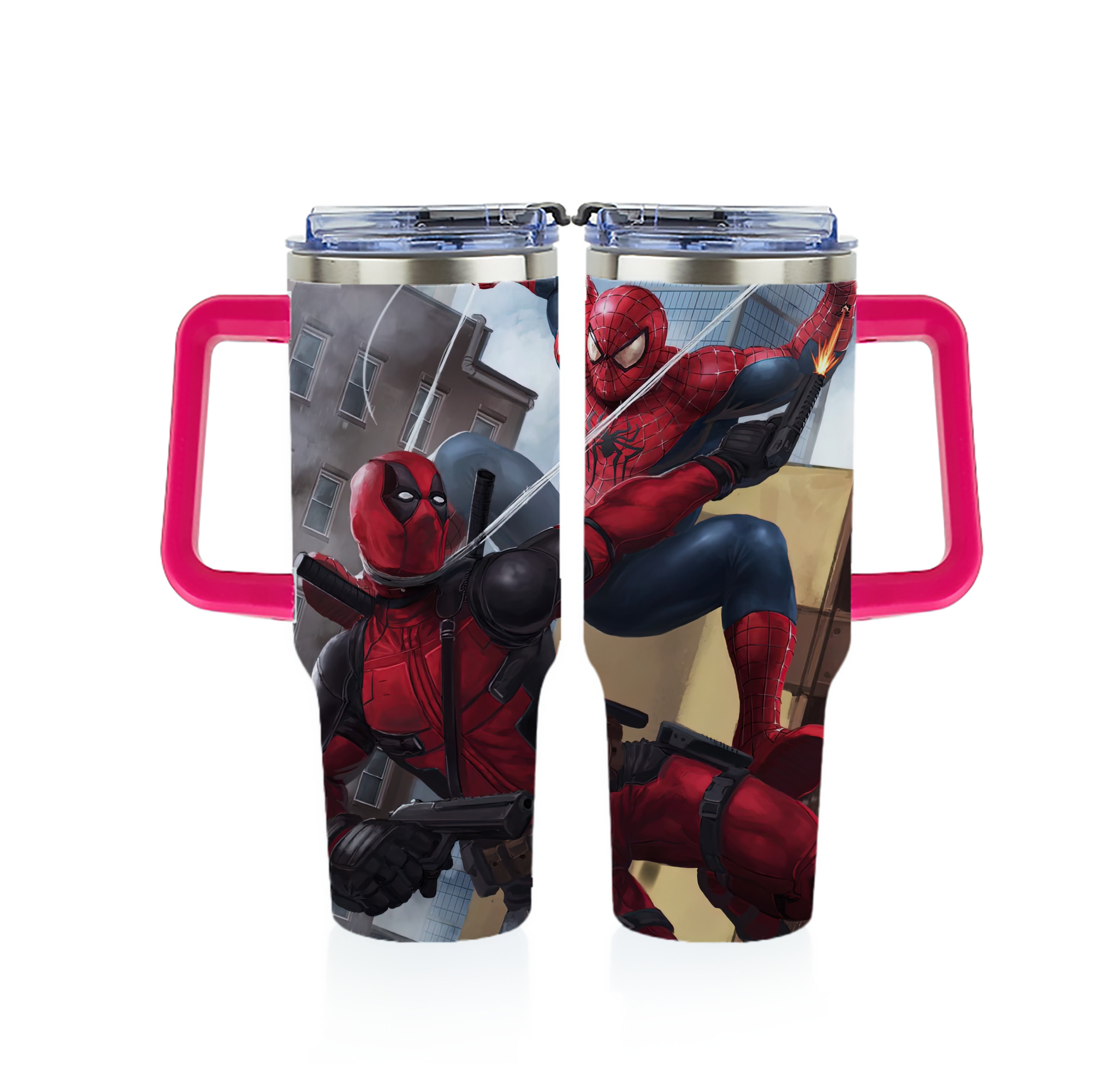 （画像用） Deadpool デッドプール 1200ｍLフルプリント車用タンブラー